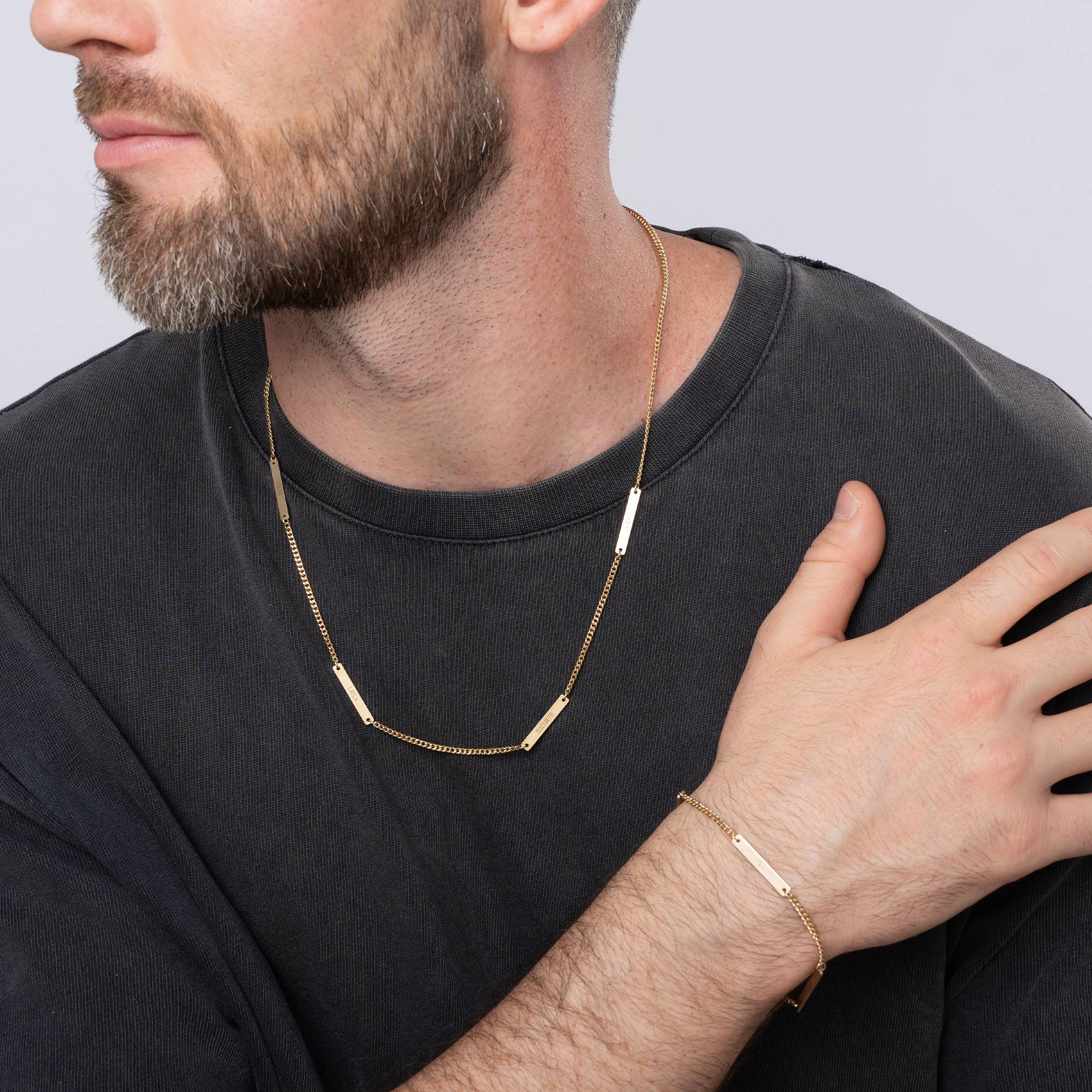 The Cosmos Necklace for Men in 14K Yellow Gold-4 product photo