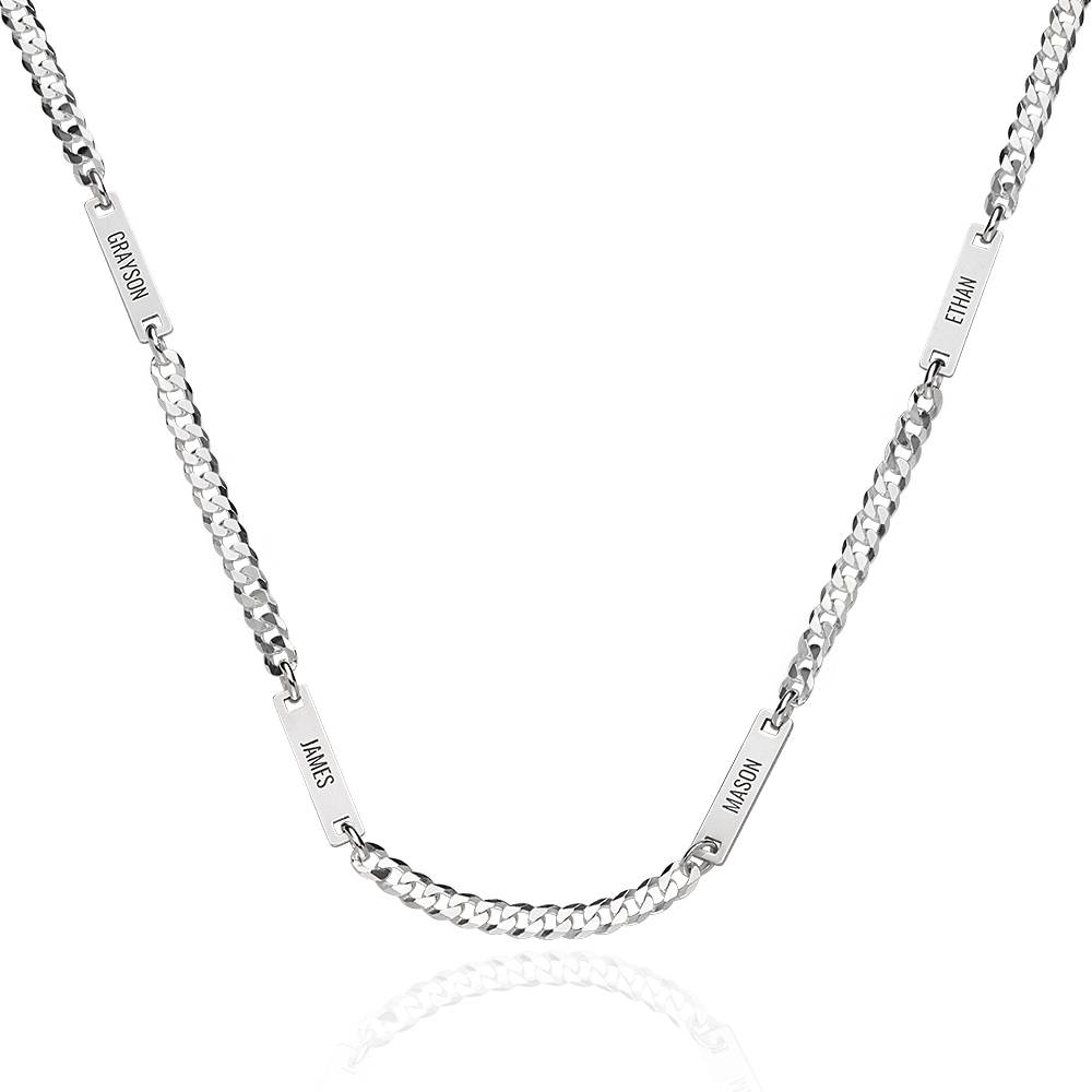 The Cosmos Necklace for Men in Sterling Silver-7 product photo