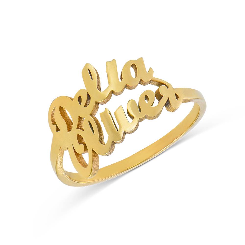 Two is Better Than One Ring - Gold Plated-3 product photo