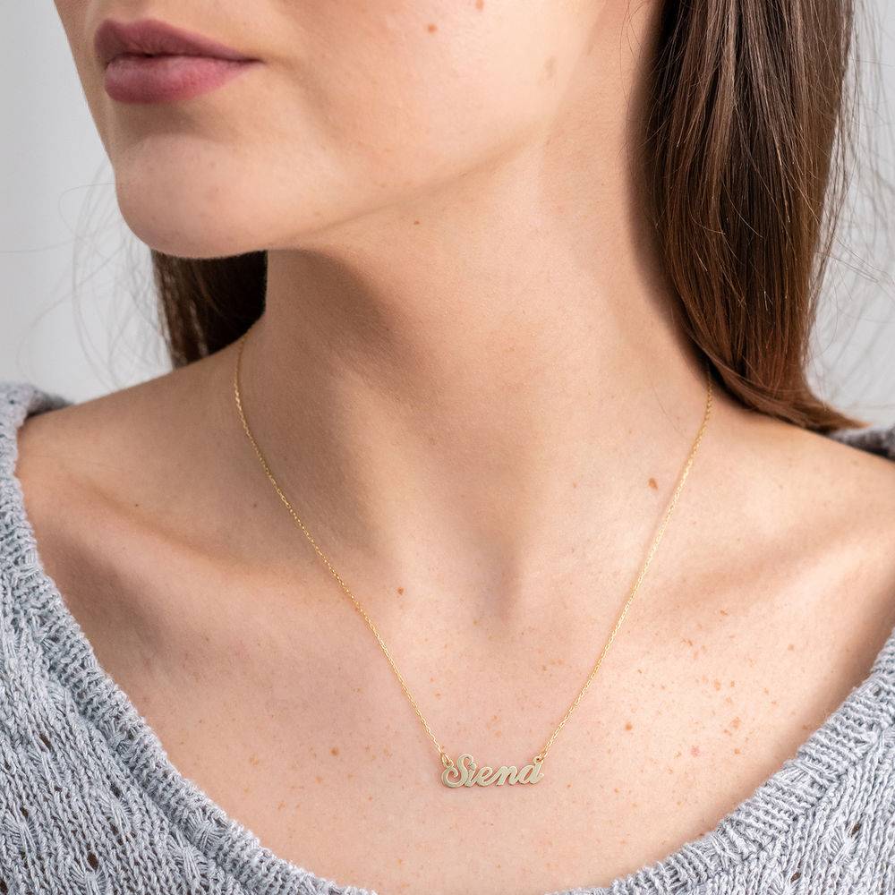 Classic Cocktail Name Necklace in 10k Gold-3 product photo