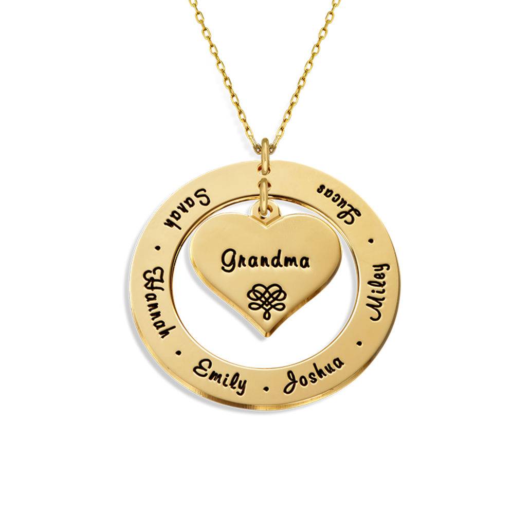 10K Gold Grandmother Necklace product photo