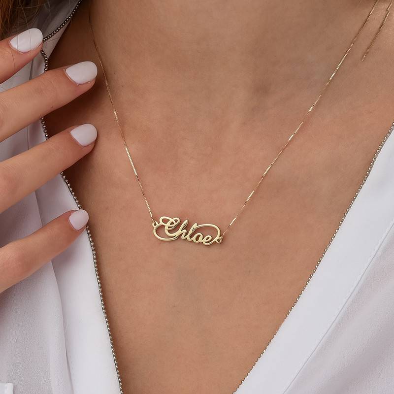 14K Infinity Style Name Necklace-2 product photo