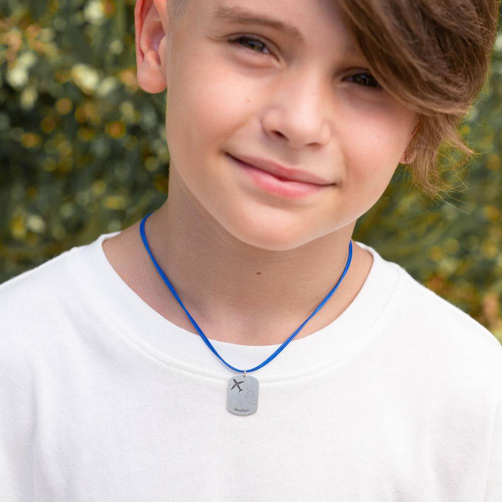 Boys dog tag necklace sale