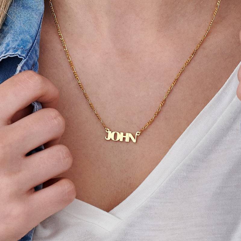 All Capital  Name Necklace in Gold Vermeil-3 product photo