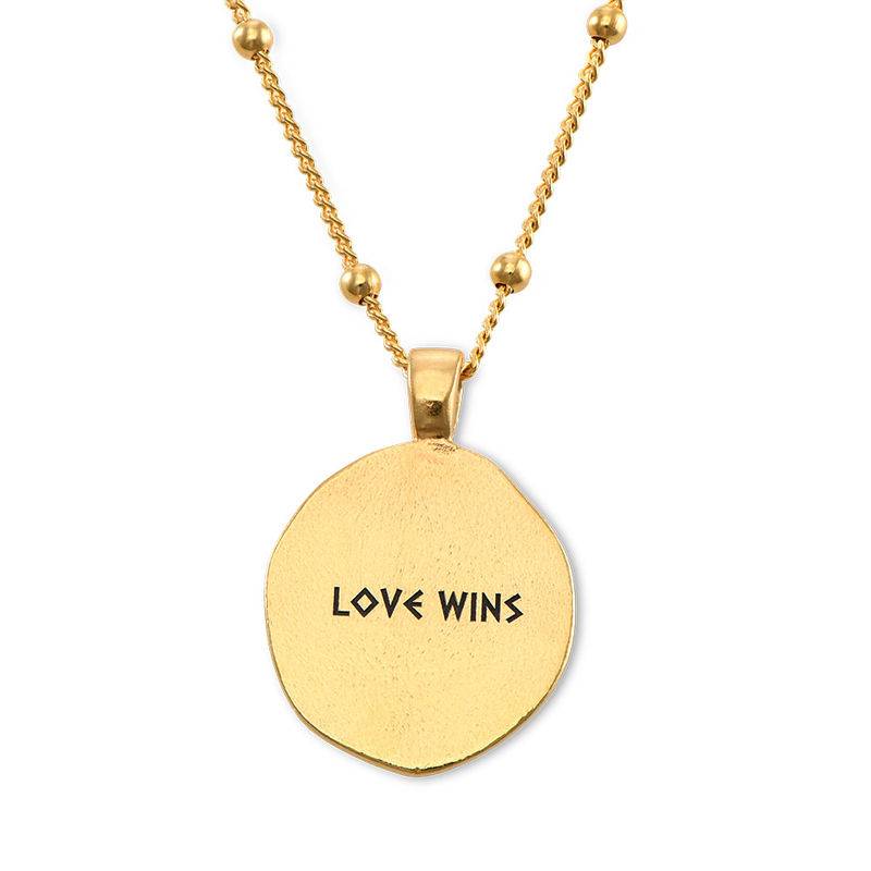 Aphrodite Coin Necklace in Gold Plating-5 product photo