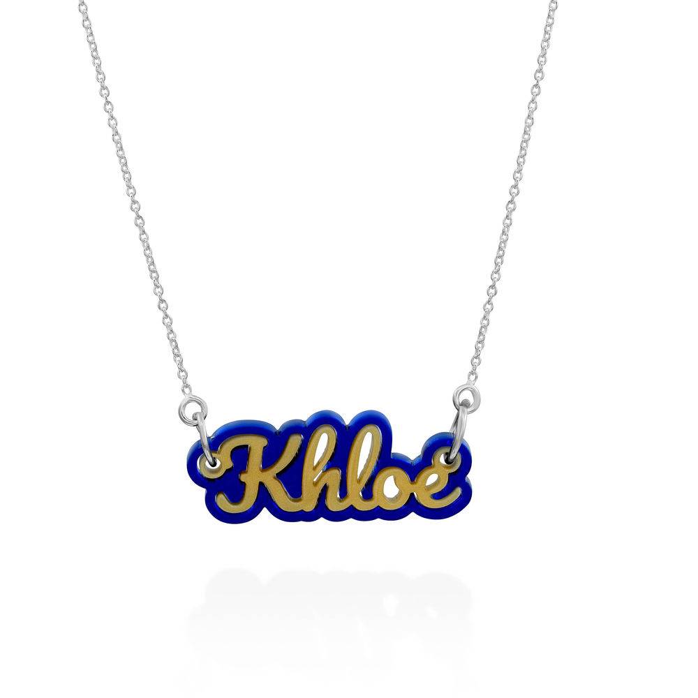 Retro Acrylic Name Necklace-3 product photo