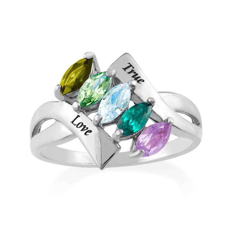 Birthstone Ring for Mom-2 product photo