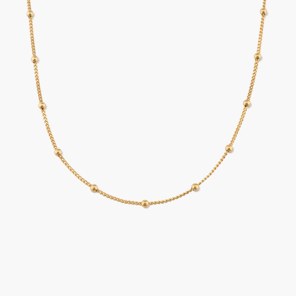 Bobble Chain Necklace- Gold Vermiel product photo