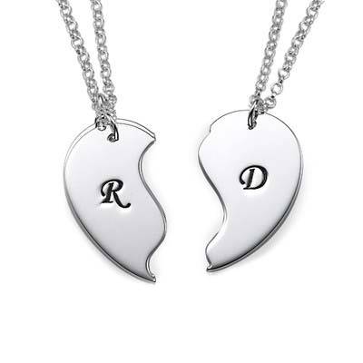 Sterling Silver Breakable Heart Necklaces-2 product photo