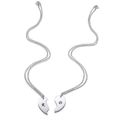 Sterling Silver Breakable Heart Necklaces-3 product photo