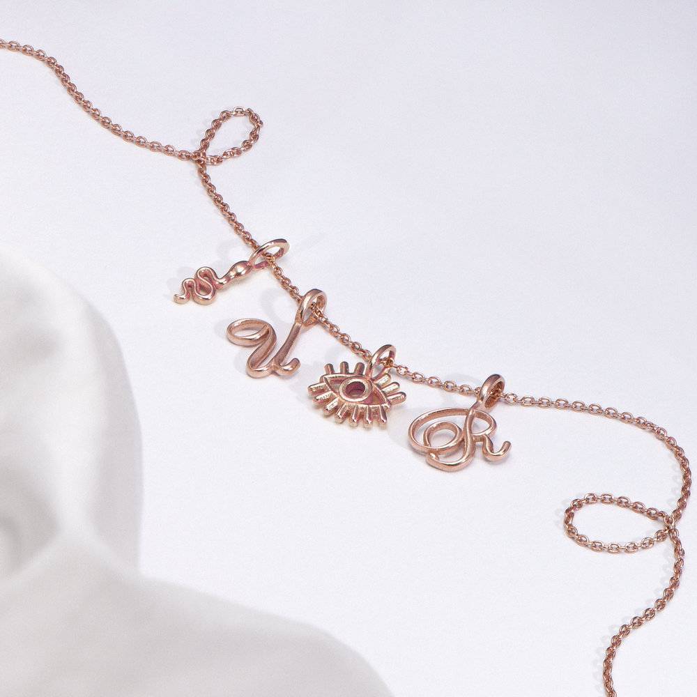 Cable Chain Necklace in -Rose Gold Plating-2 product photo