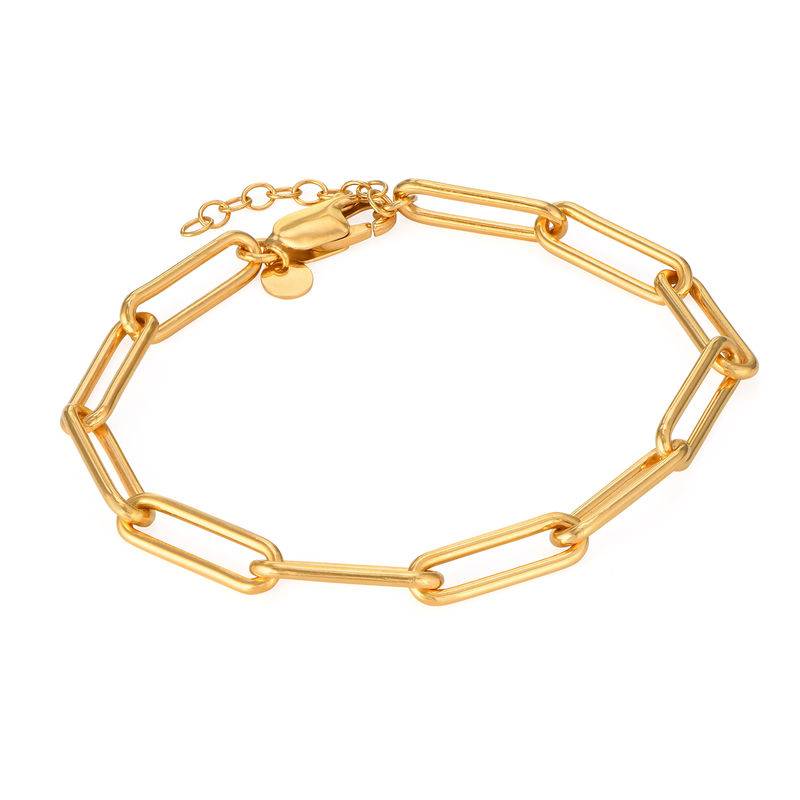 Chain Link Bracelet in 18K Gold Vermeil product photo