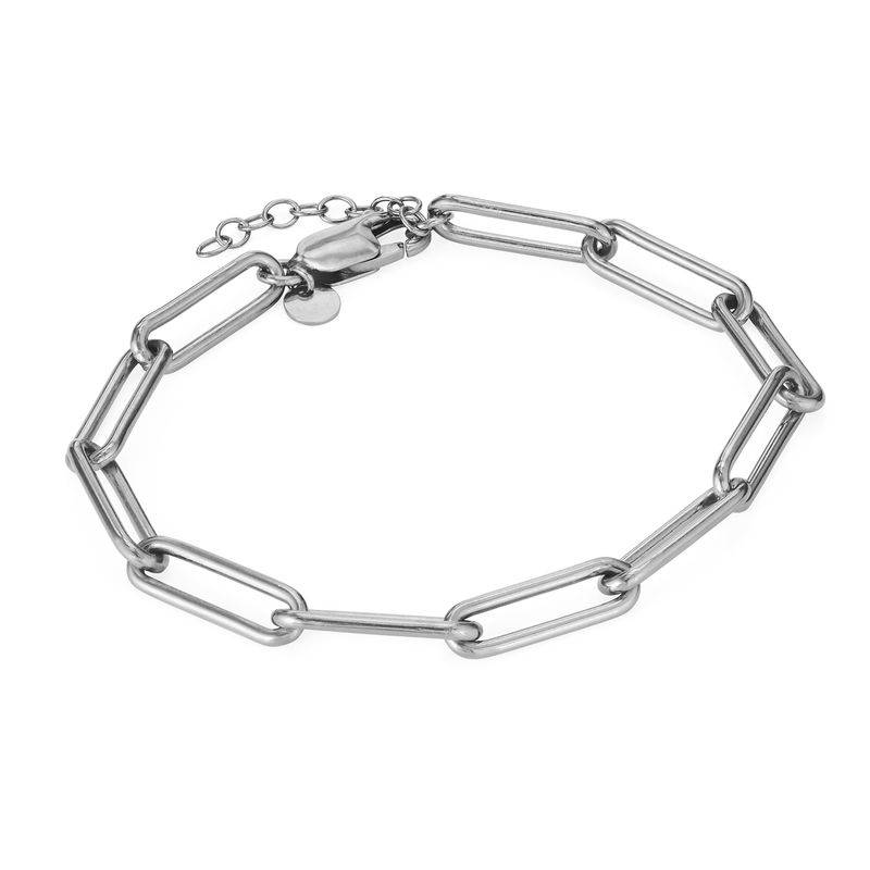Chain Link Bracelet in Sterling Silver (17.5 cm + 2.5 cm)