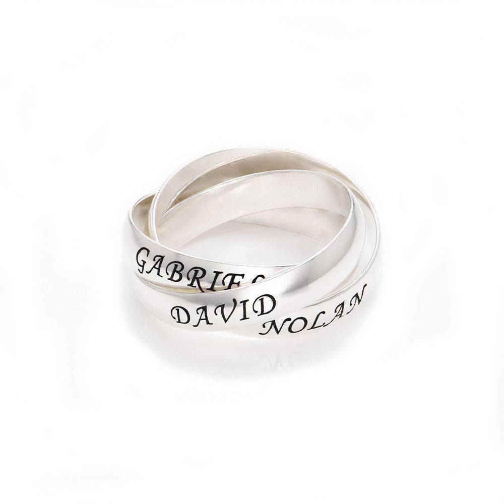 Charlize Russian Ring in Sterling Silver-4 product photo