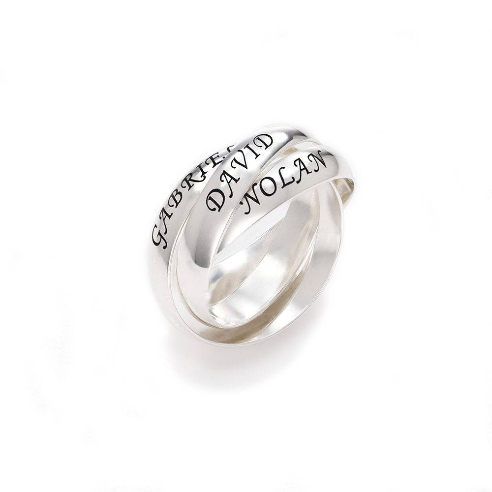 Charlize Russian Ring in Sterling Silver-1 product photo