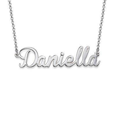 Sterling Silver Name Necklace with Charm-1 product photo