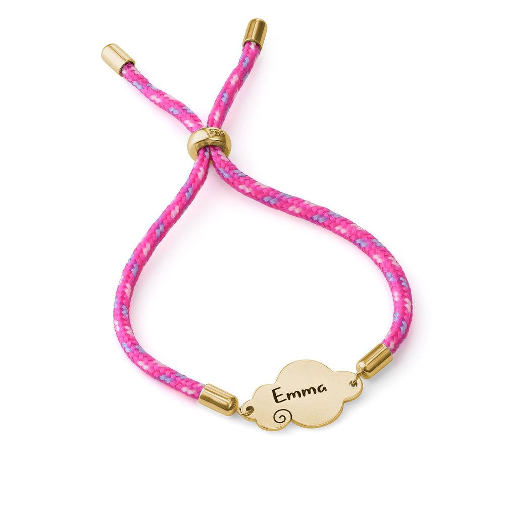 Cloud Cord Bracelet in Gold Plating-2 product photo
