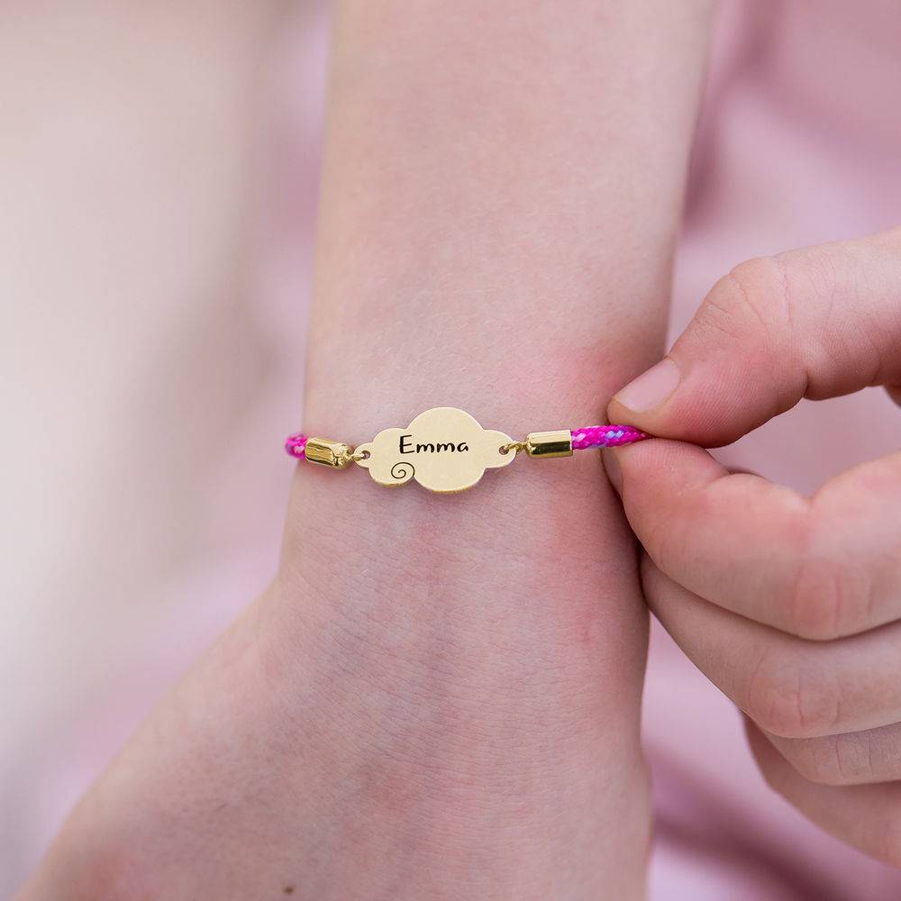 Cloud Cord Bracelet in Gold Plating product photo