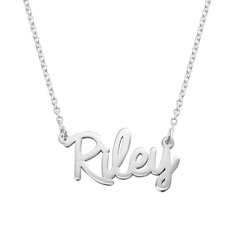 Cursive Name Necklace in Premium Silver product photo