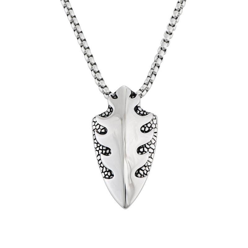 Custom Stilet Shield Necklace for Men product photo
