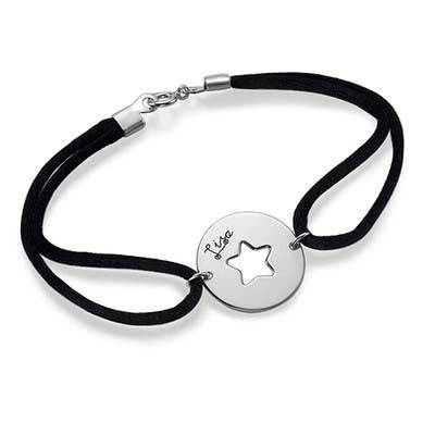 Cut Out Star Bracelet in Sterling Silver product photo