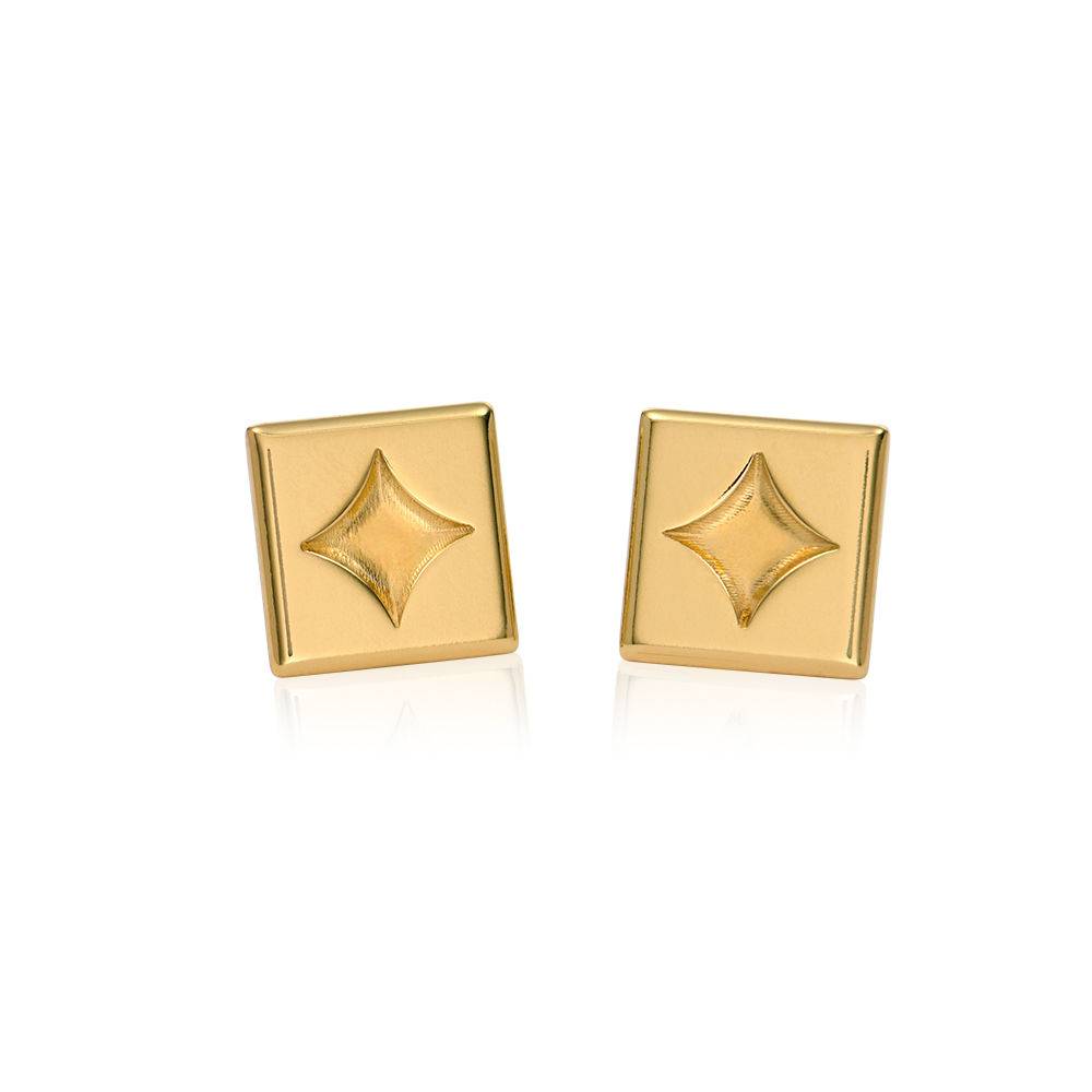 Dot Earrings in 18k Gold Vermeil product photo