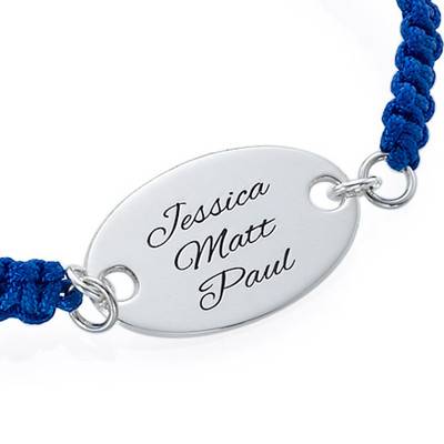 Engraved Oval Tag Bracelet-2 product photo