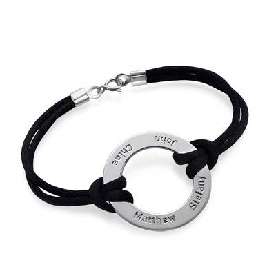 Personalised infinity bracelet sale for him