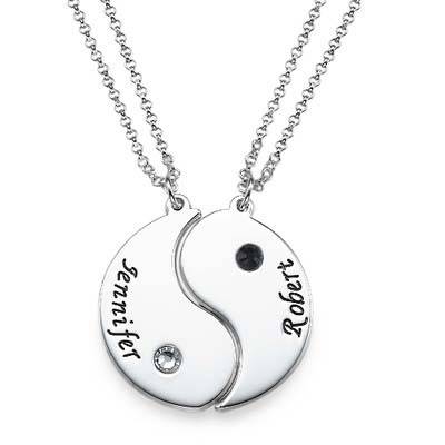 Personalized Yin Yang Necklace for Couples-4 product photo