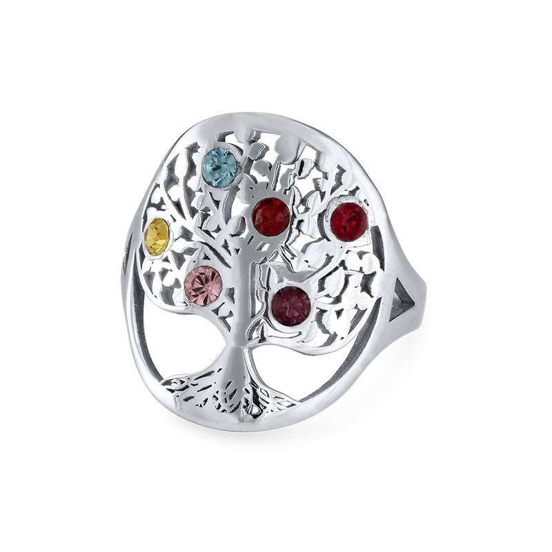 Family Tree Jewelry - Birthstone Ring-4 product photo
