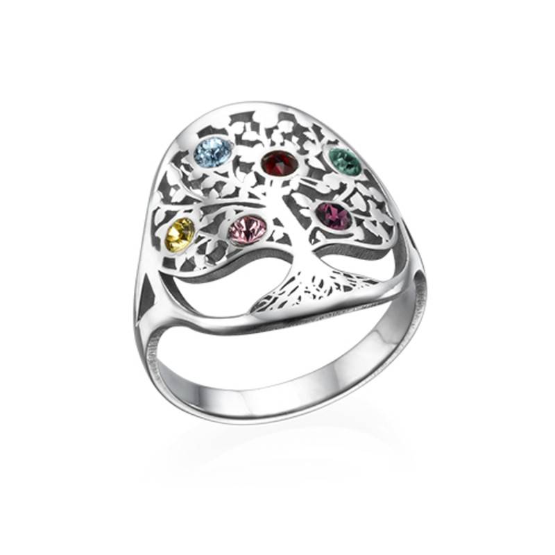 Family Tree Jewelry - Birthstone Ring-3 product photo