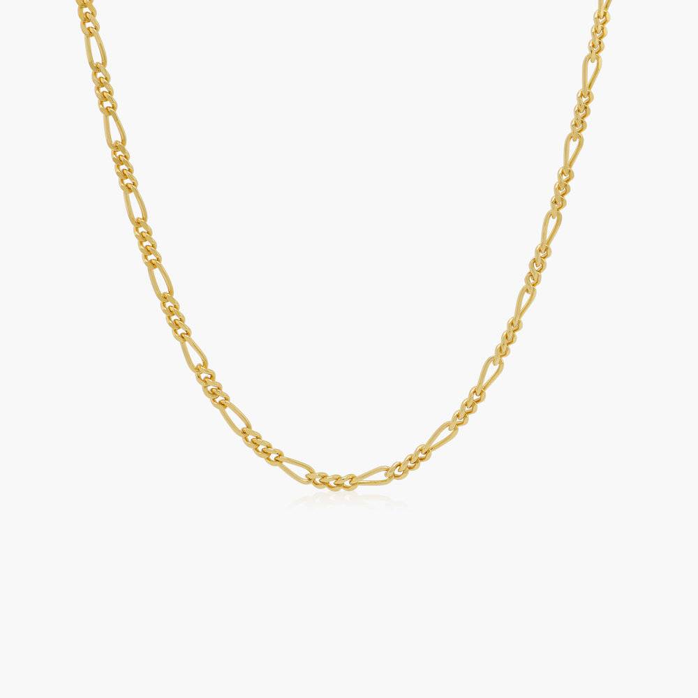 Figaro Chain Necklace - Gold Plating-3 product photo