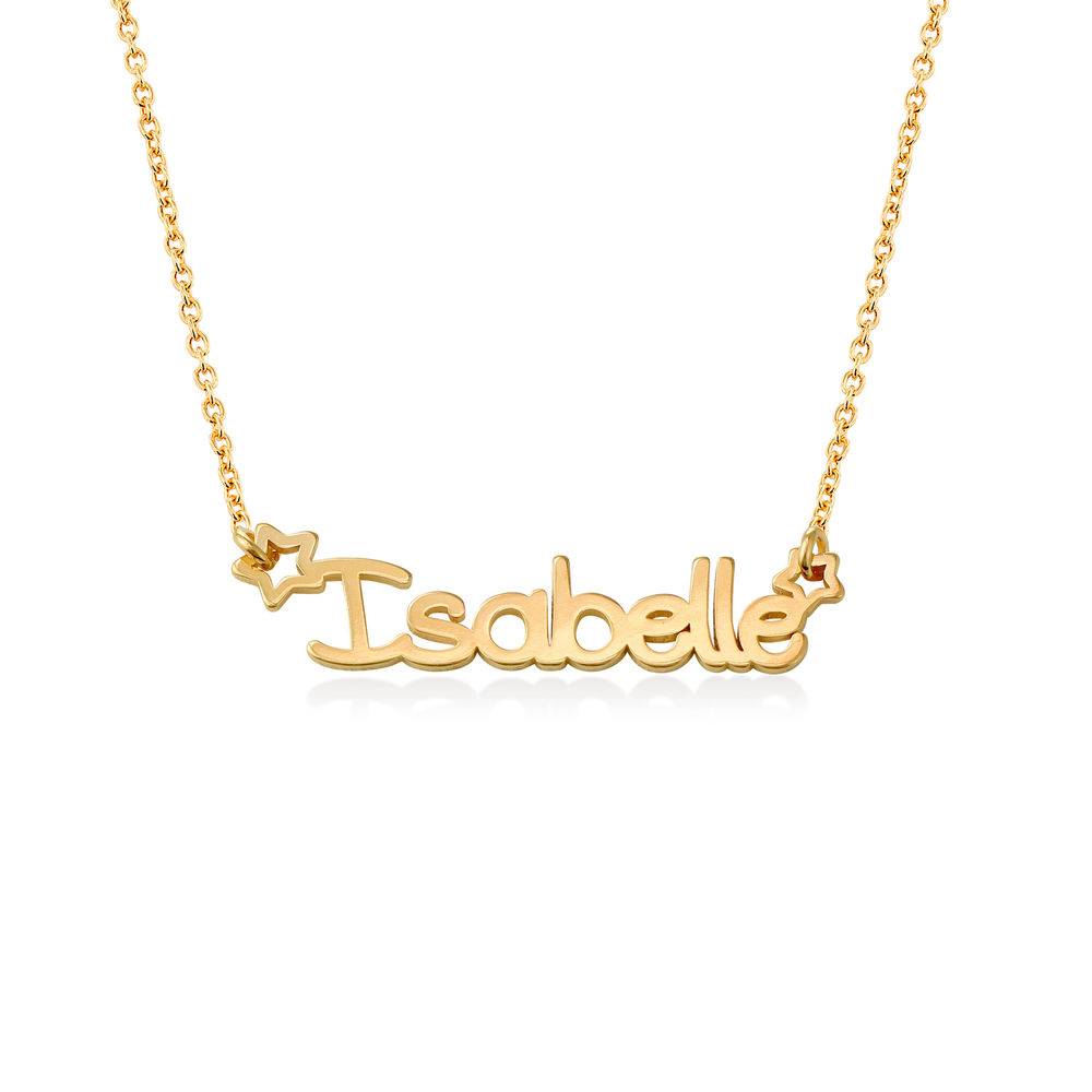 Girls Name Necklace in 18k Gold Plating-2 product photo