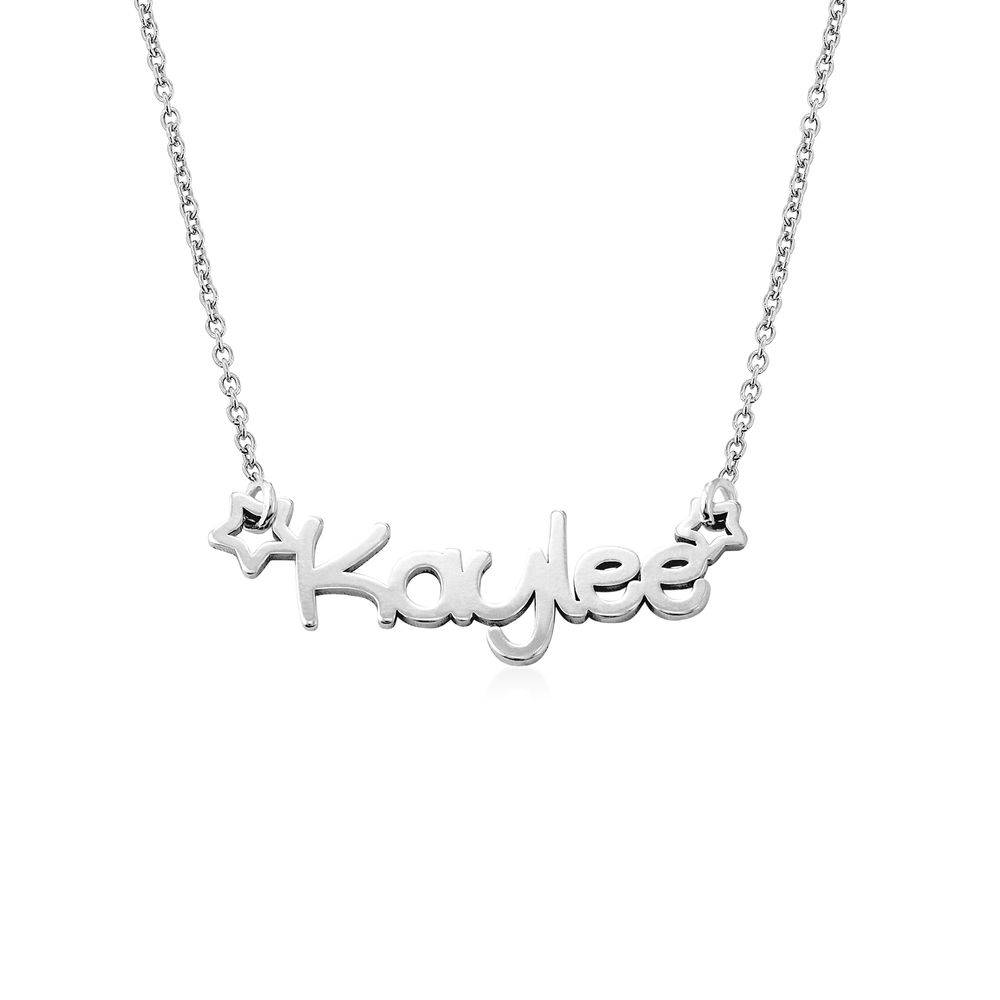 Girls Name Necklace in Sterling Silver-2 product photo