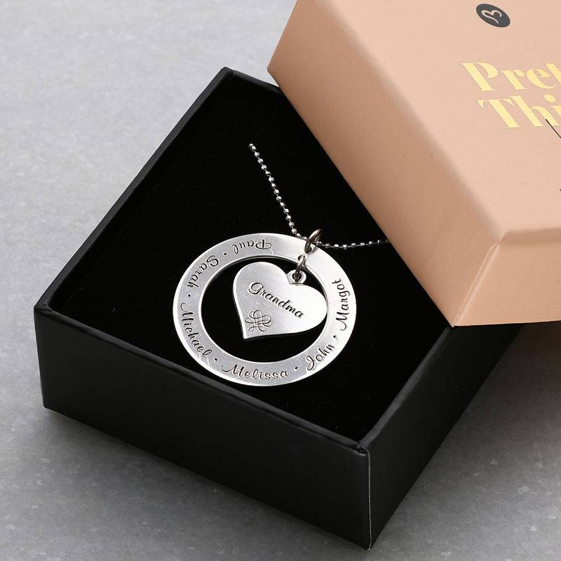 Mother or Grandmother Necklace in Sterling Silver-5 product photo