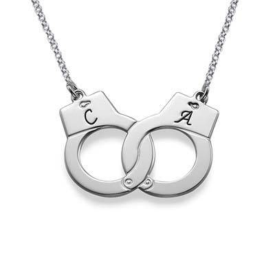 Sterling Silver Handcuff Necklace-1 product photo