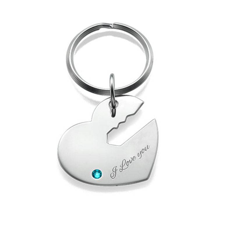 Heart and Key Keychain for Couples-2 product photo