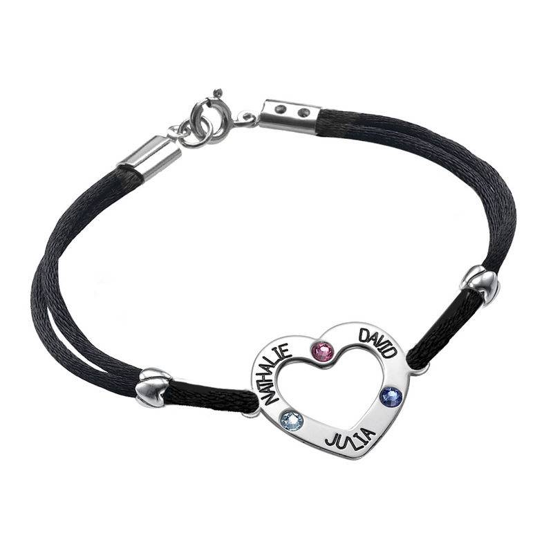 Heart Bracelet with Birthstones product photo