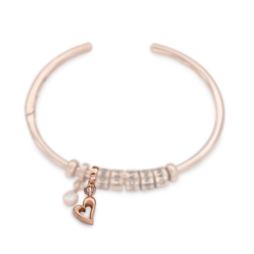 Heart Charm in Rose Gold Plating for Linda Bangle-2 product photo