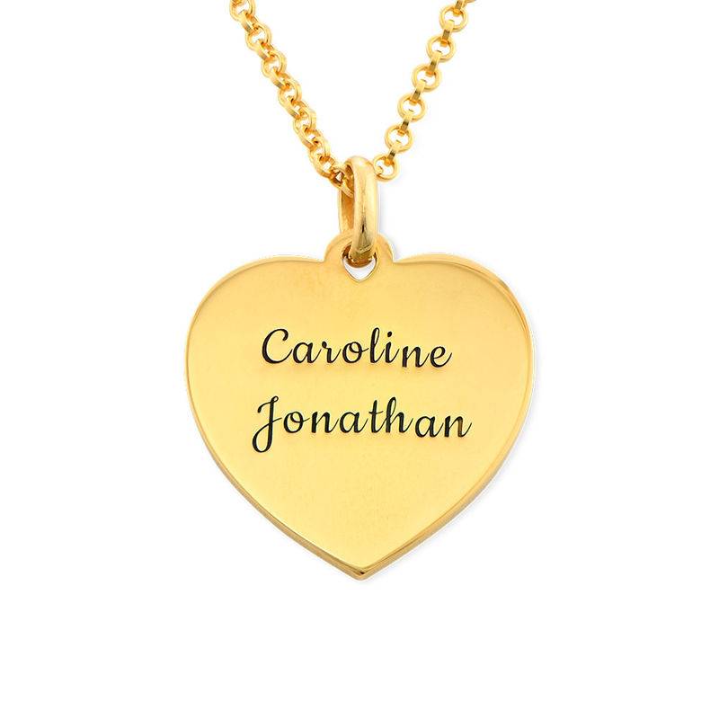 Heart Necklace in 18ct Gold Vermeil product photo