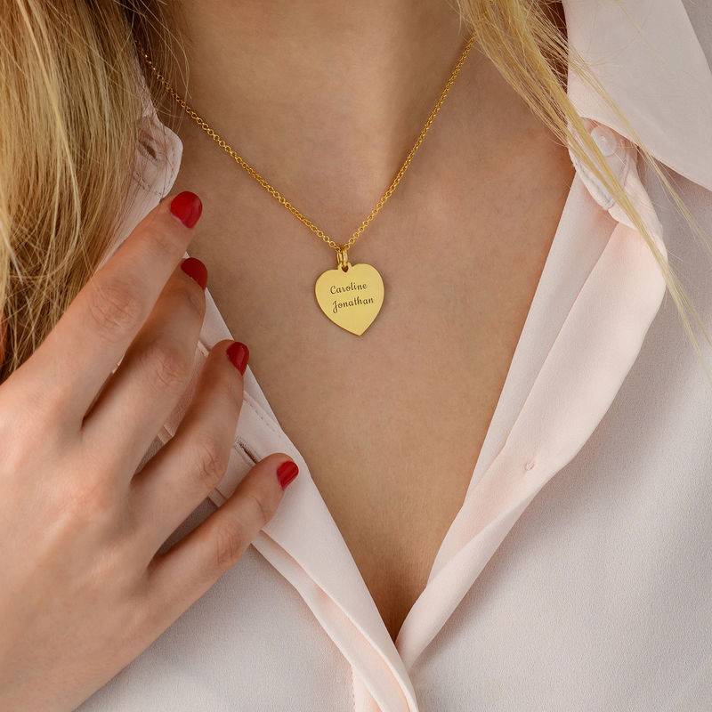 Heart Necklace in Gold Plating-2 product photo