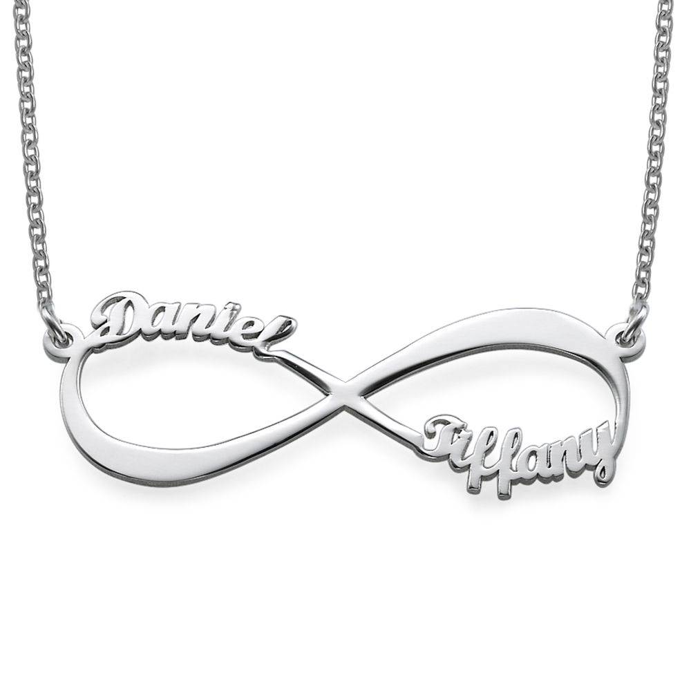 Infinity Name Necklace in Premium Silver-1 product photo