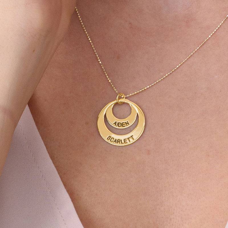 Jewelry for Moms - Disc Necklace in 10K Gold-2 product photo