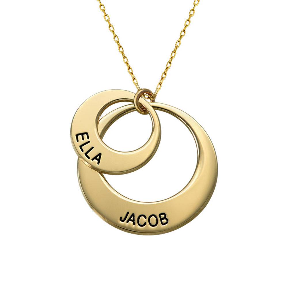 Jewelry for Moms - Disc Necklace in 10K Gold-2 product photo
