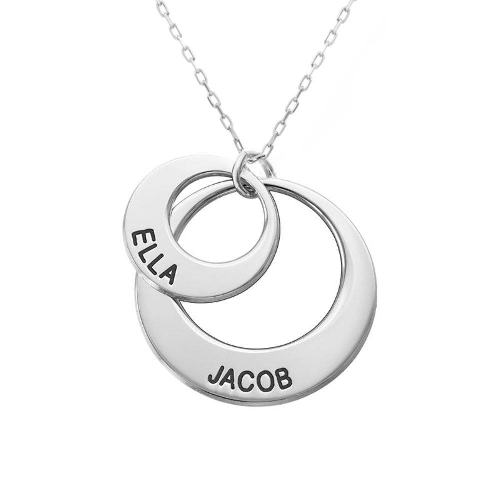 Jewelry for Moms - Disc Necklace in 10K White Gold-2 product photo