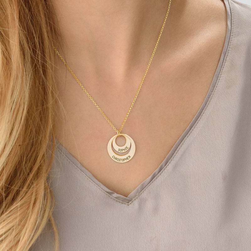 Jewelry for Moms - Disc Necklace in Gold Plating-6 product photo