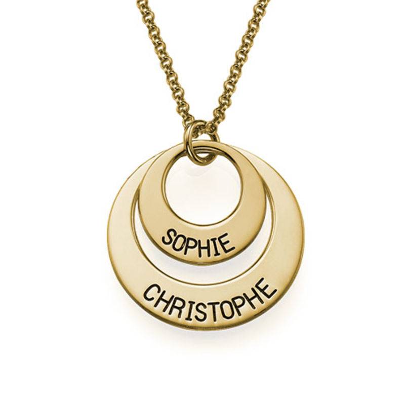 Jewelry for Moms - Disc Necklace in Gold Plating-1 product photo