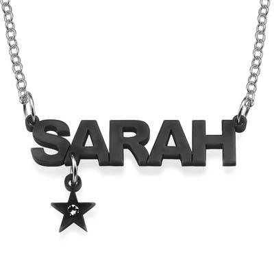 L.A. Style Color Name Necklace with your choice of charm-5 product photo