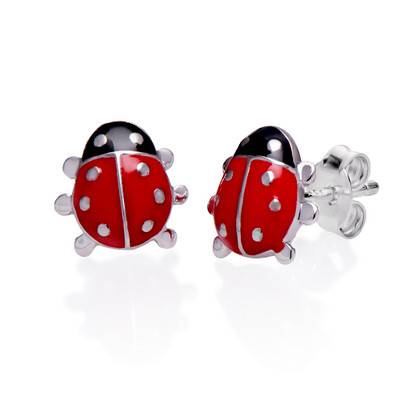 Ladybug Earrings for Kids product photo