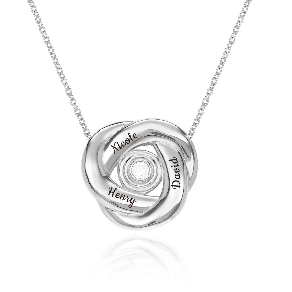 Love Knot Necklace in Sterling Silver-3 product photo